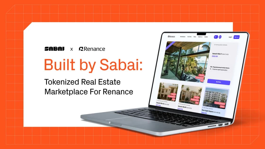 Tokenization Platform Case Study: How Sabai Protocol Launched RENANCE in 6 Months