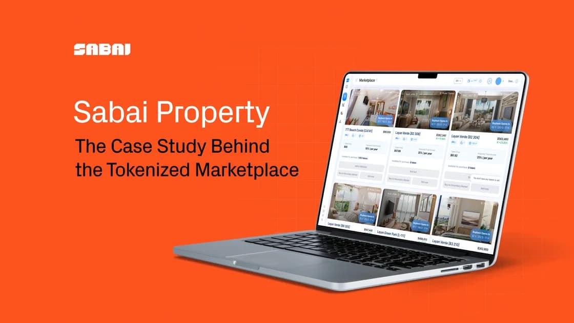 Sabai Property Case Study: Building a Tokenized Real Estate Marketplace from Scratch 